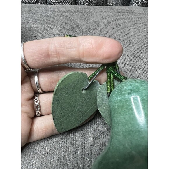 VTG Italian Marble Alabaster Stone Fruit Red Apple Green Pear Stem Lot - Picture 14 of 16